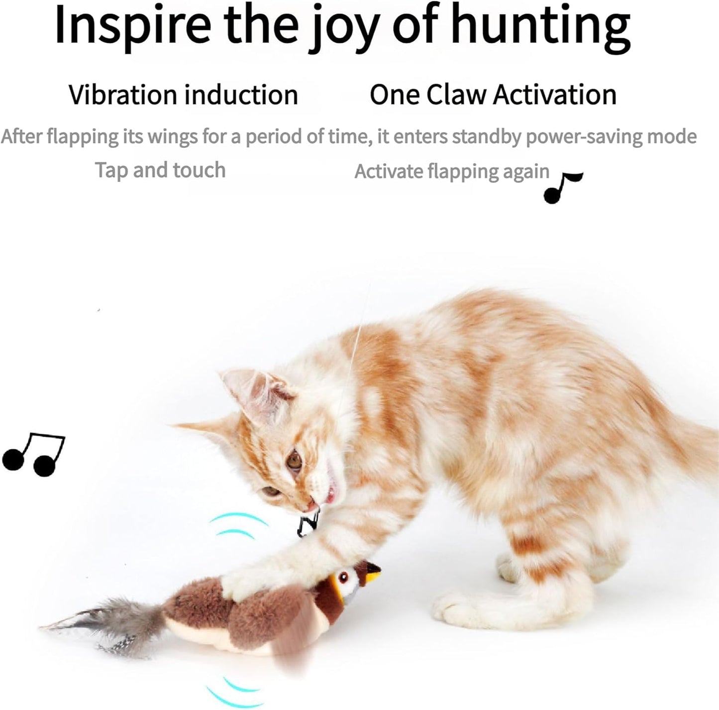WhiskerWing™ Flappy Bird Toy